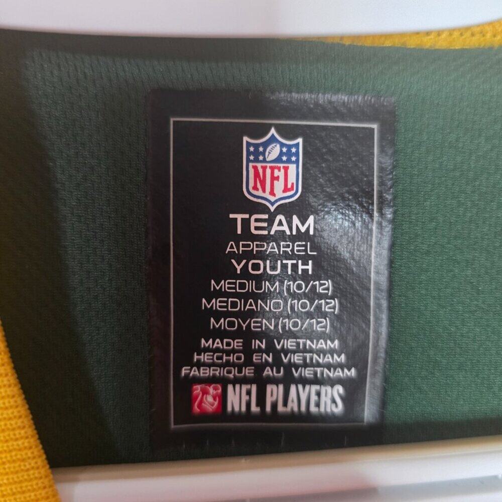 NFL Aaron Rodgers Green Bay Packers Jersey Youth Medium - Picture 5 of 5